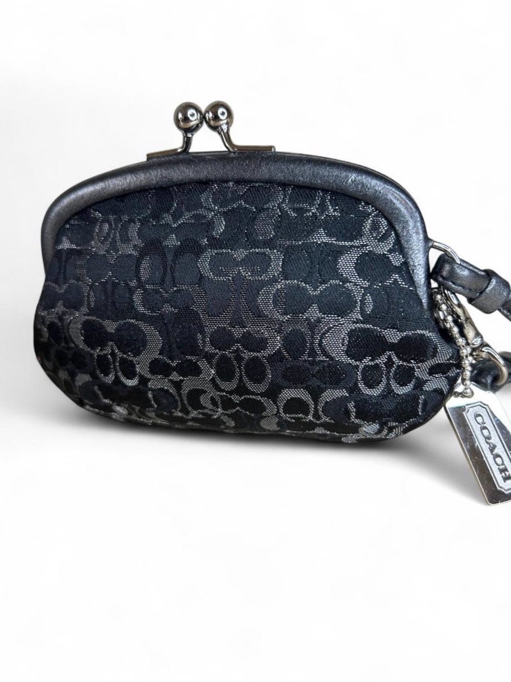 Coach Vintage Lurex Kisslock Coin Purse